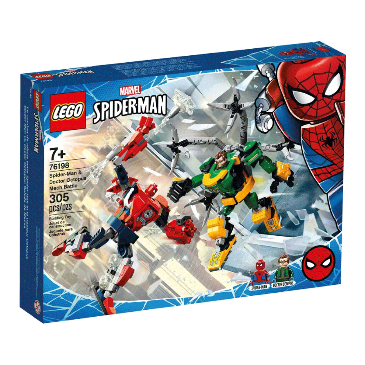 SpiderMan Lego & Doctor Octupus Mech Battle