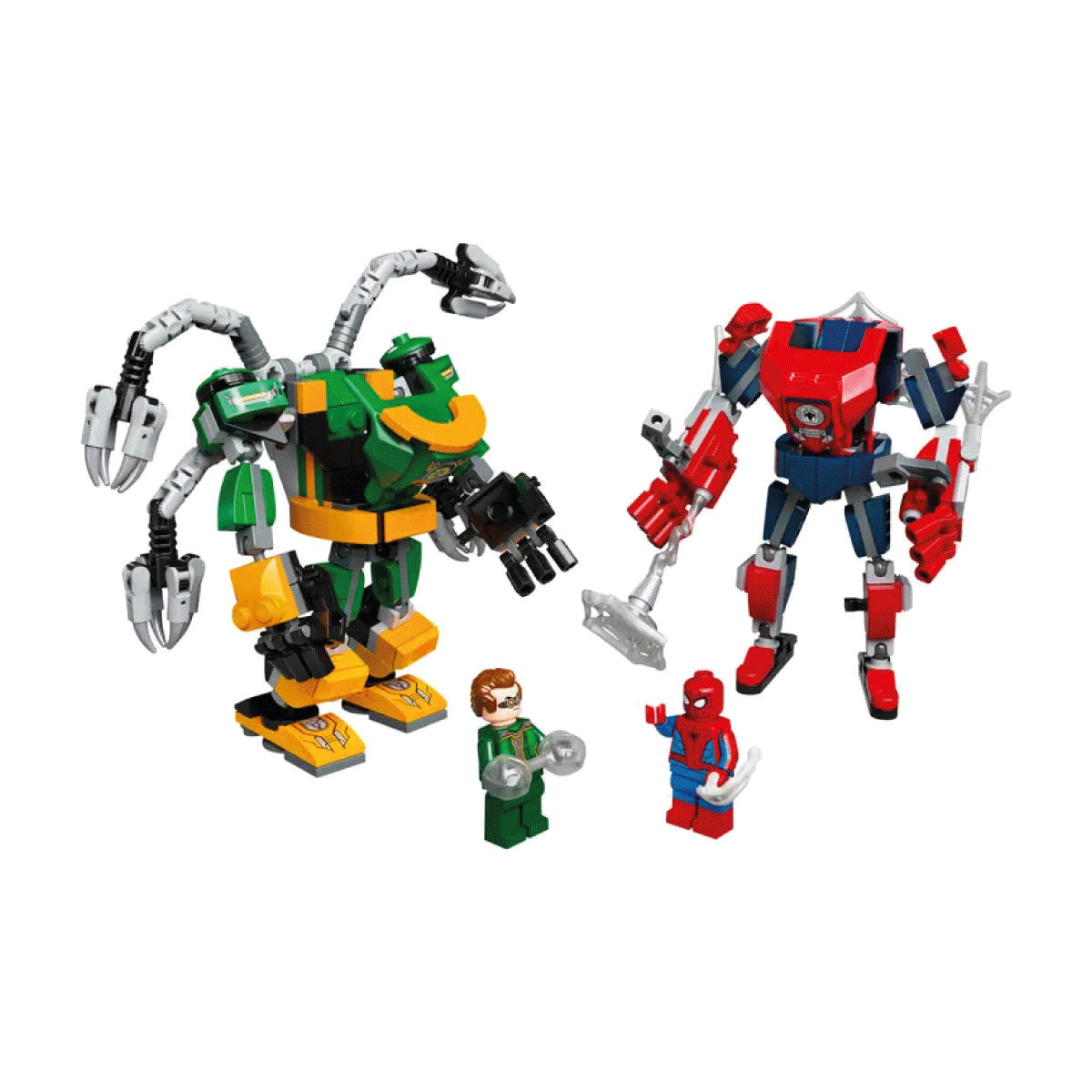 SpiderMan Lego & Doctor Octupus Mech Battle