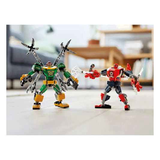 SpiderMan Lego & Doctor Octupus Mech Battle