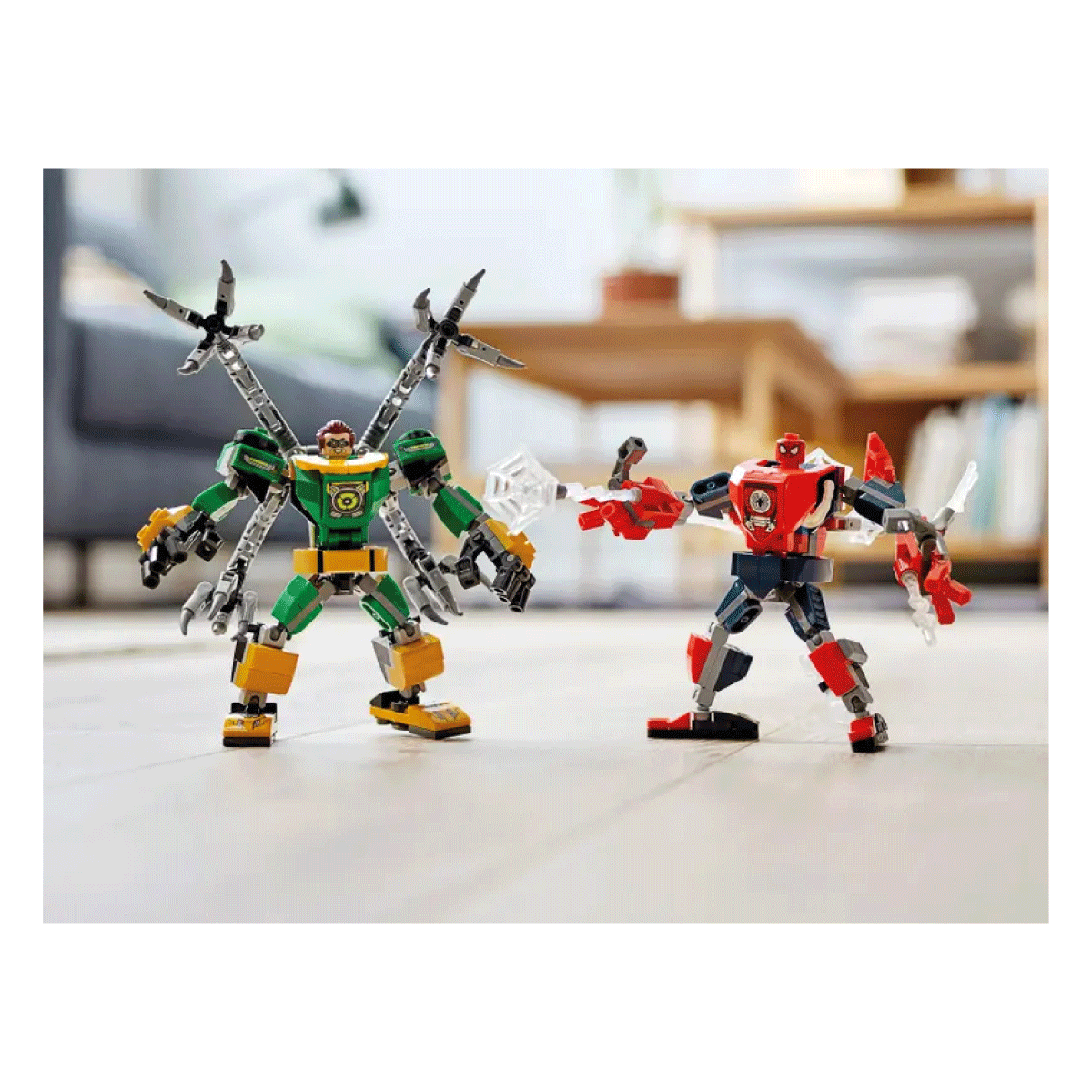 SpiderMan Lego & Doctor Octupus Mech Battle