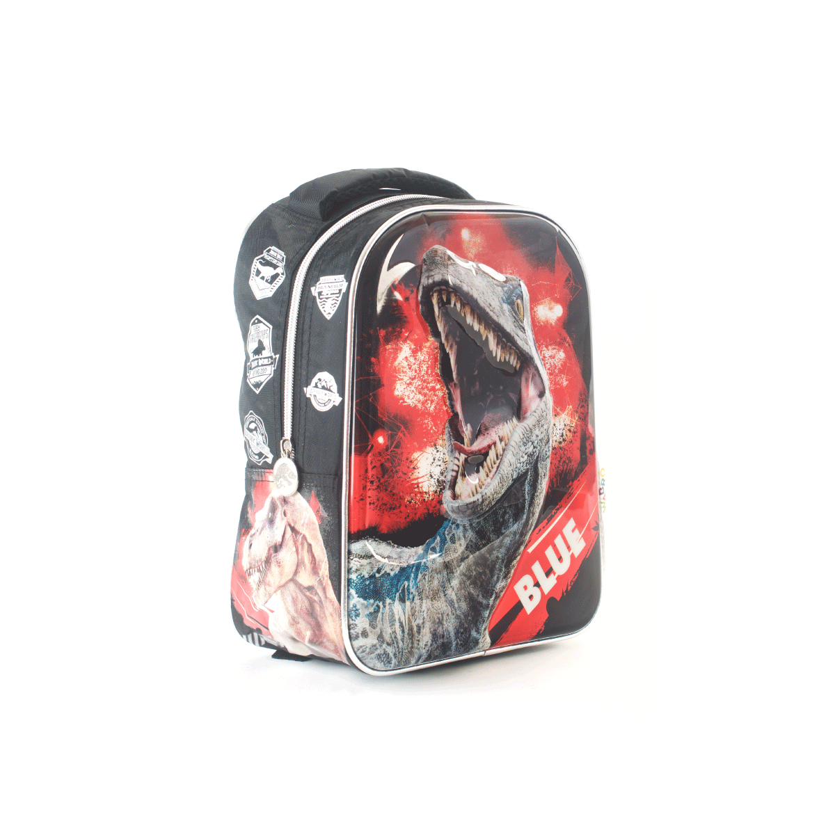 Mochila Wabro Jurassic Blue 3D Espalda 12"