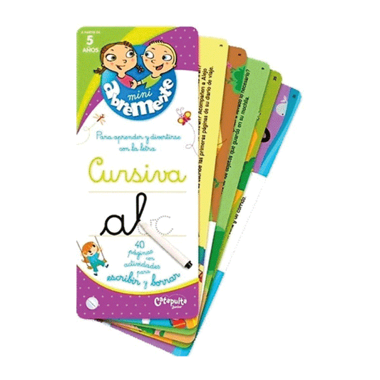 Libro Abremente Para Escribir y Borrar Cursiva