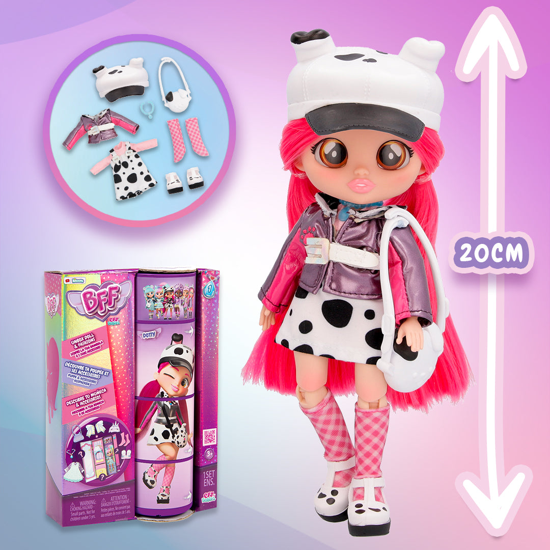 Muñeca Wabro Cry Babies Dotty