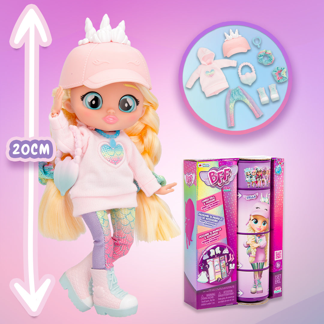 Muñeca Wabro Cry Babies Stella