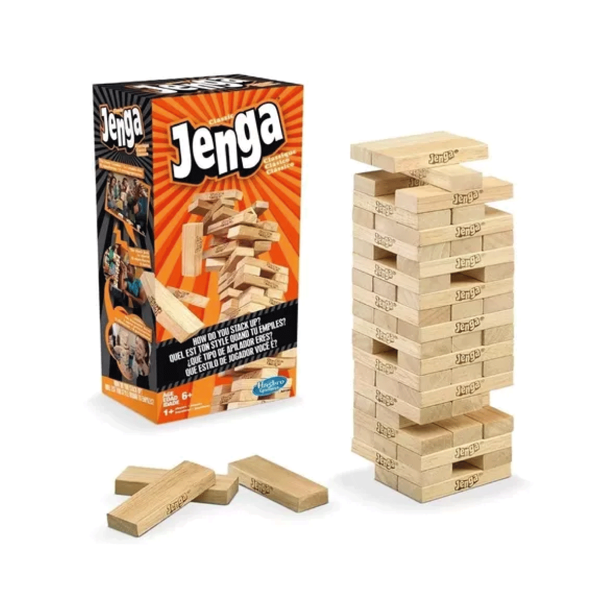 Juego de Mesa Hasbro Jenga Clasico