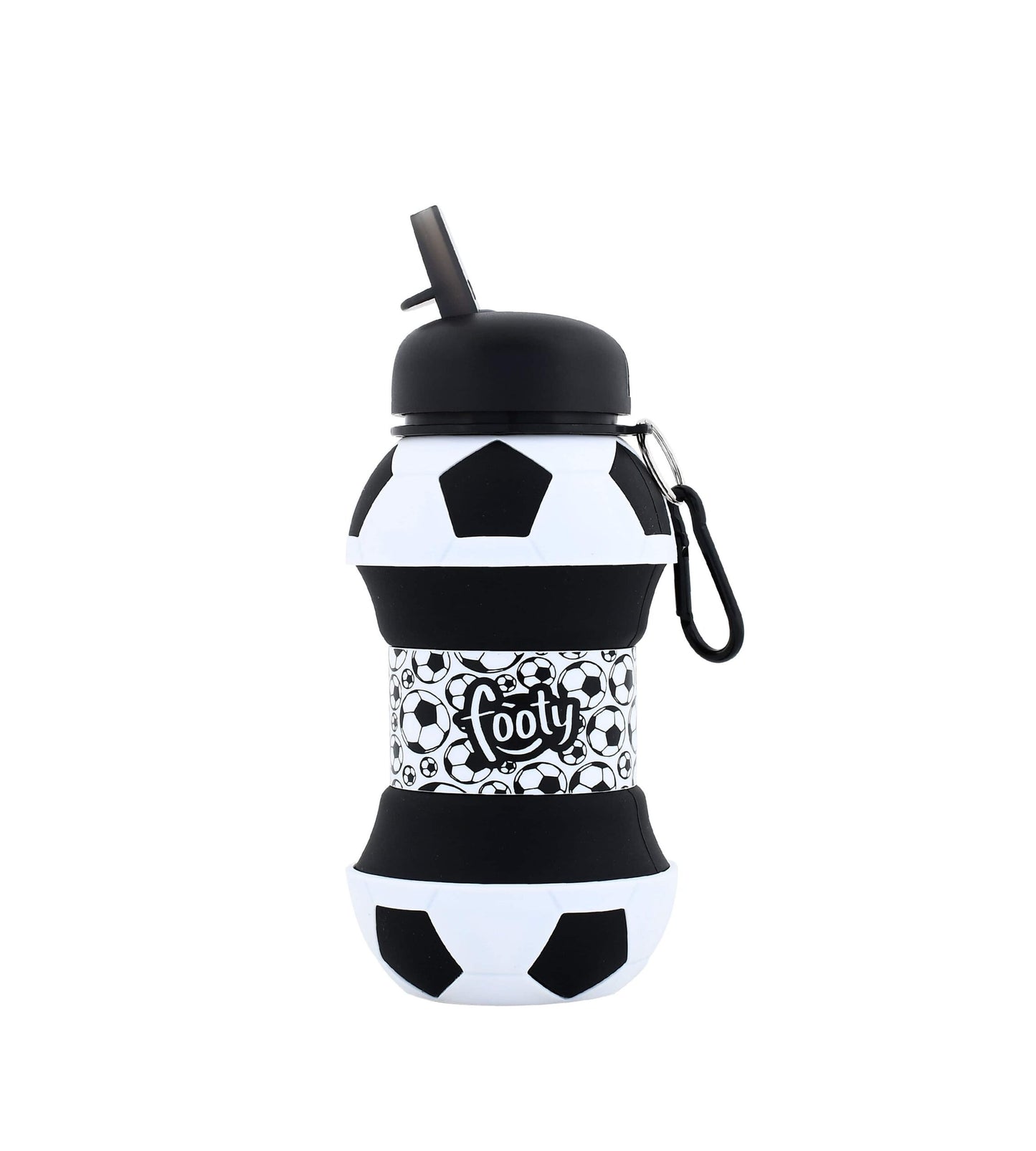 Botella Footy de Silicona Plegable