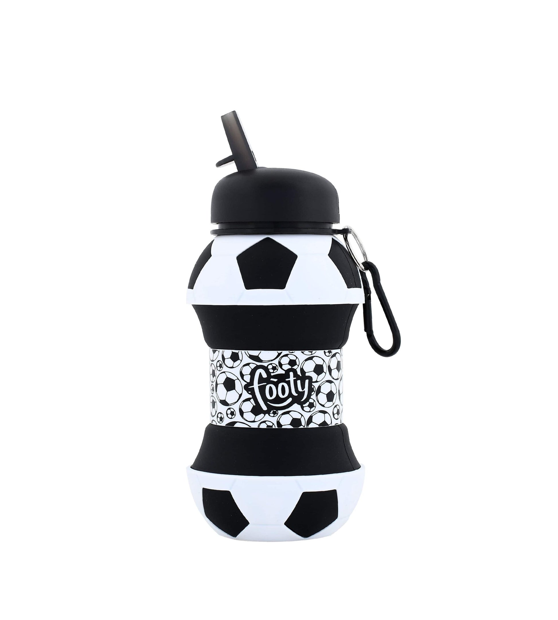 Botella Footy de Silicona Plegable