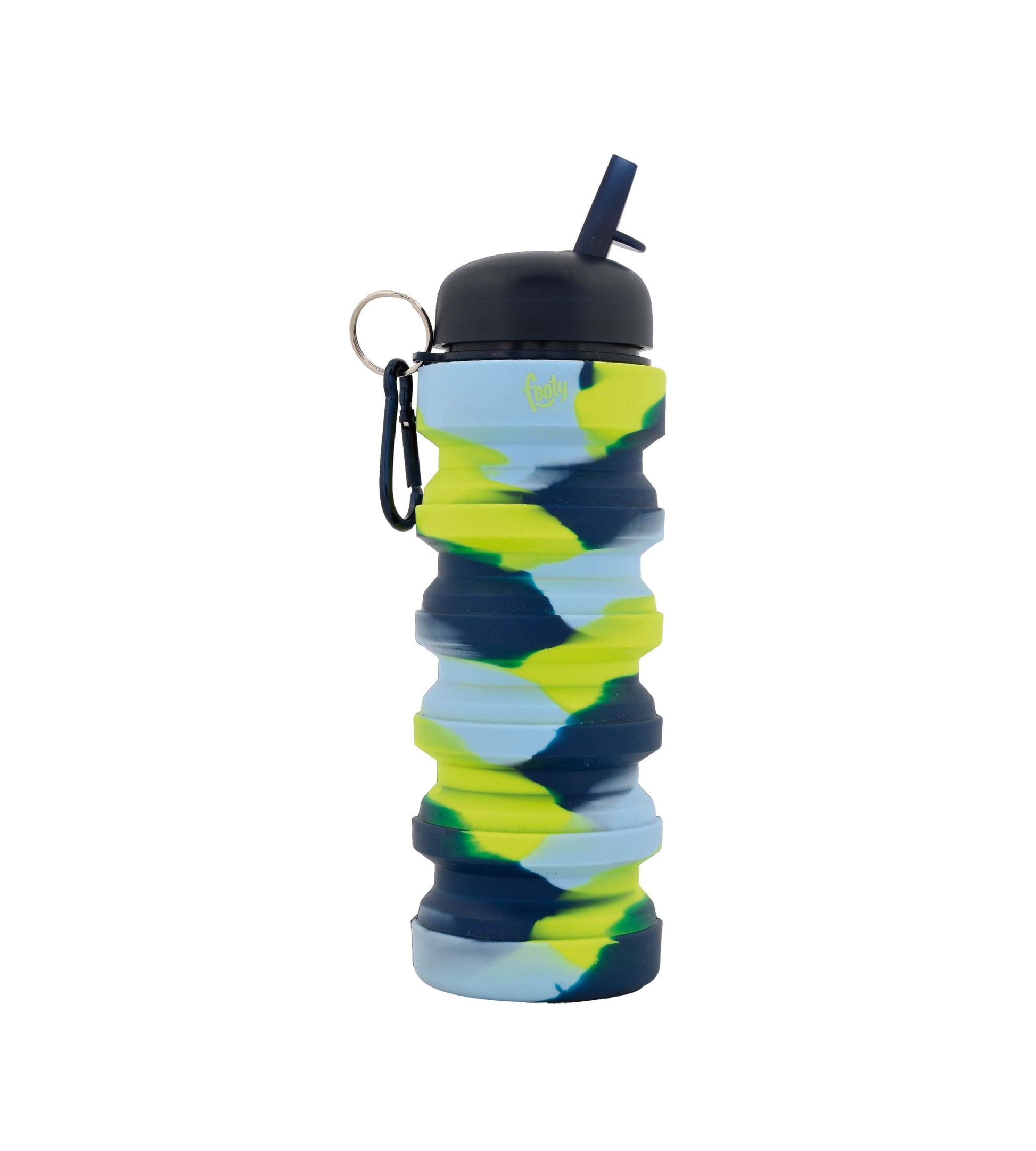 Botella Footy de Silicona Plegable