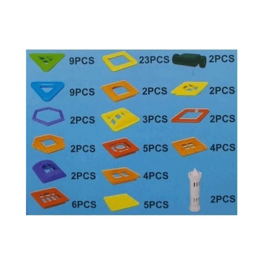 Figuras Magneticas Magnetic Locks Kit 84 Piezas