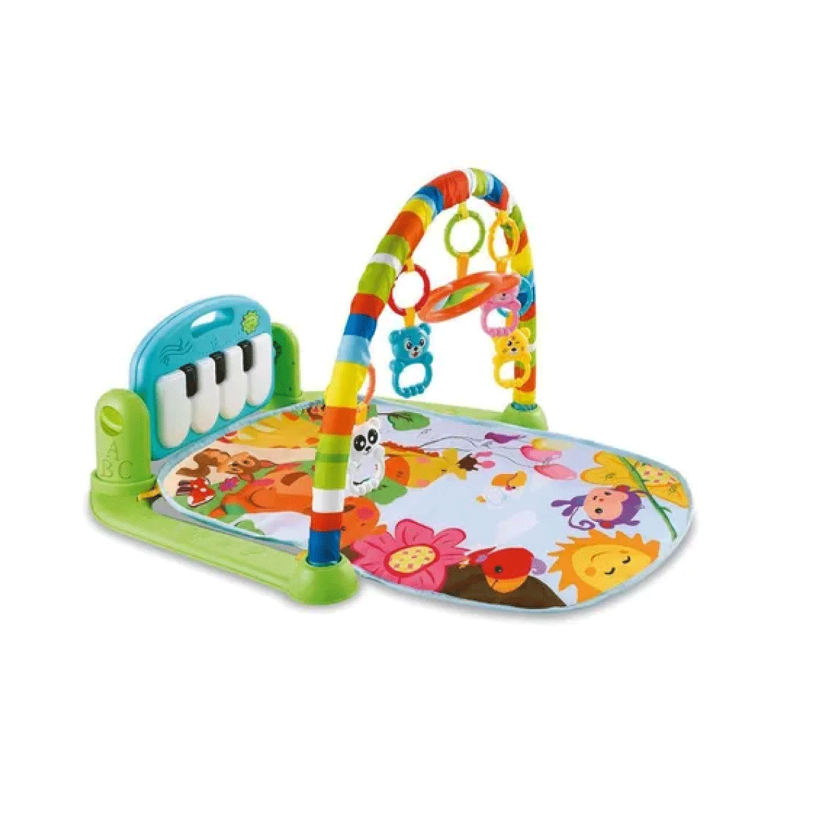 Gimnasio Alfombra Manta Piano Musical Con Colgantes Ck 0536