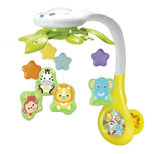 Cunero Proyector Musical Con Animales