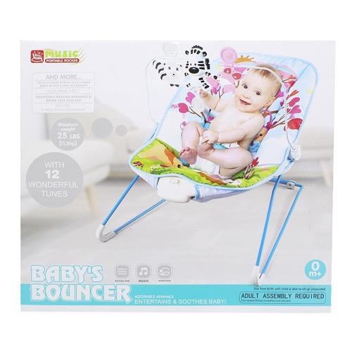 Reposera Mecedora Con Vibración Y Música