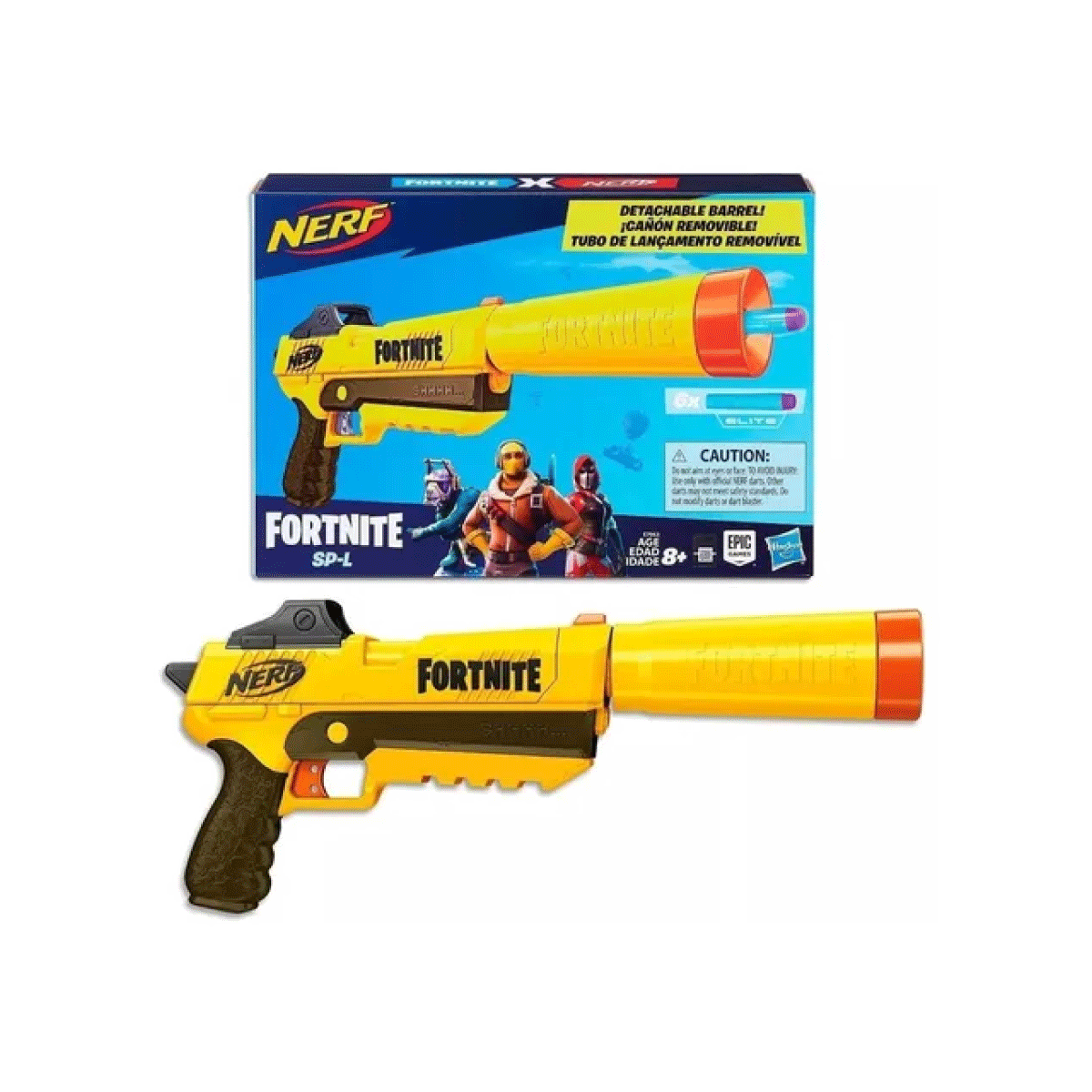 Nerf Pistola Fortnite Lanza Dardos