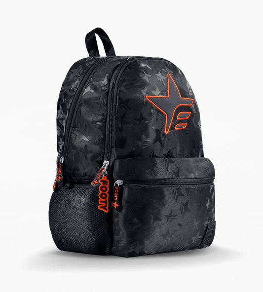 Mochila Footy 18" Big Kids Logo Negro