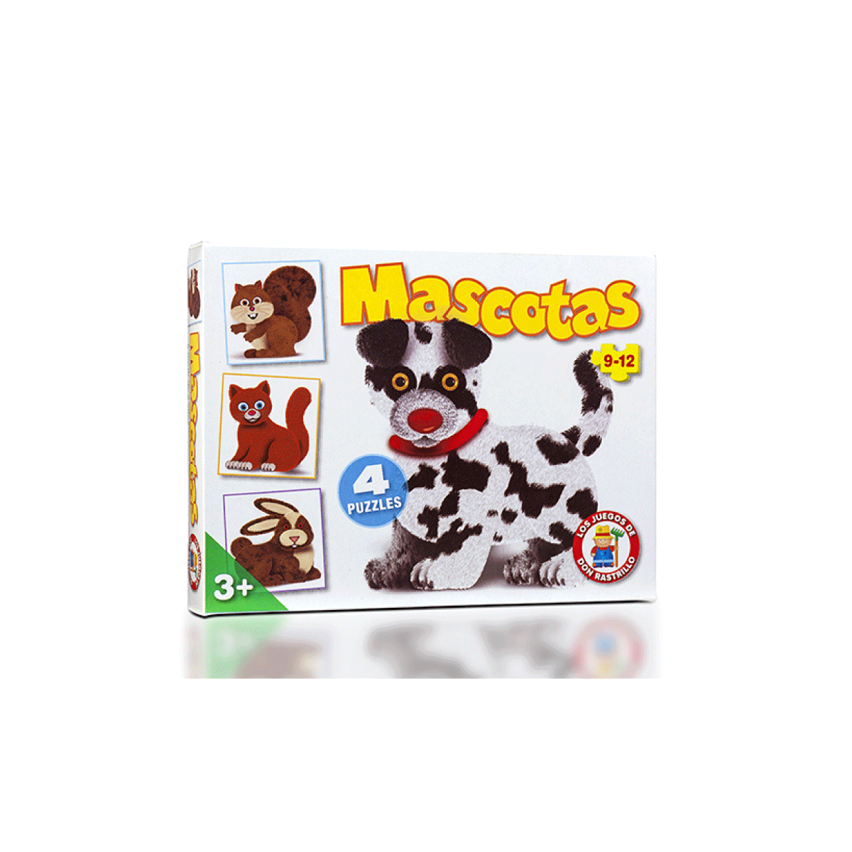 Rompecabezas Mascotas 4 en 1 Ruibal