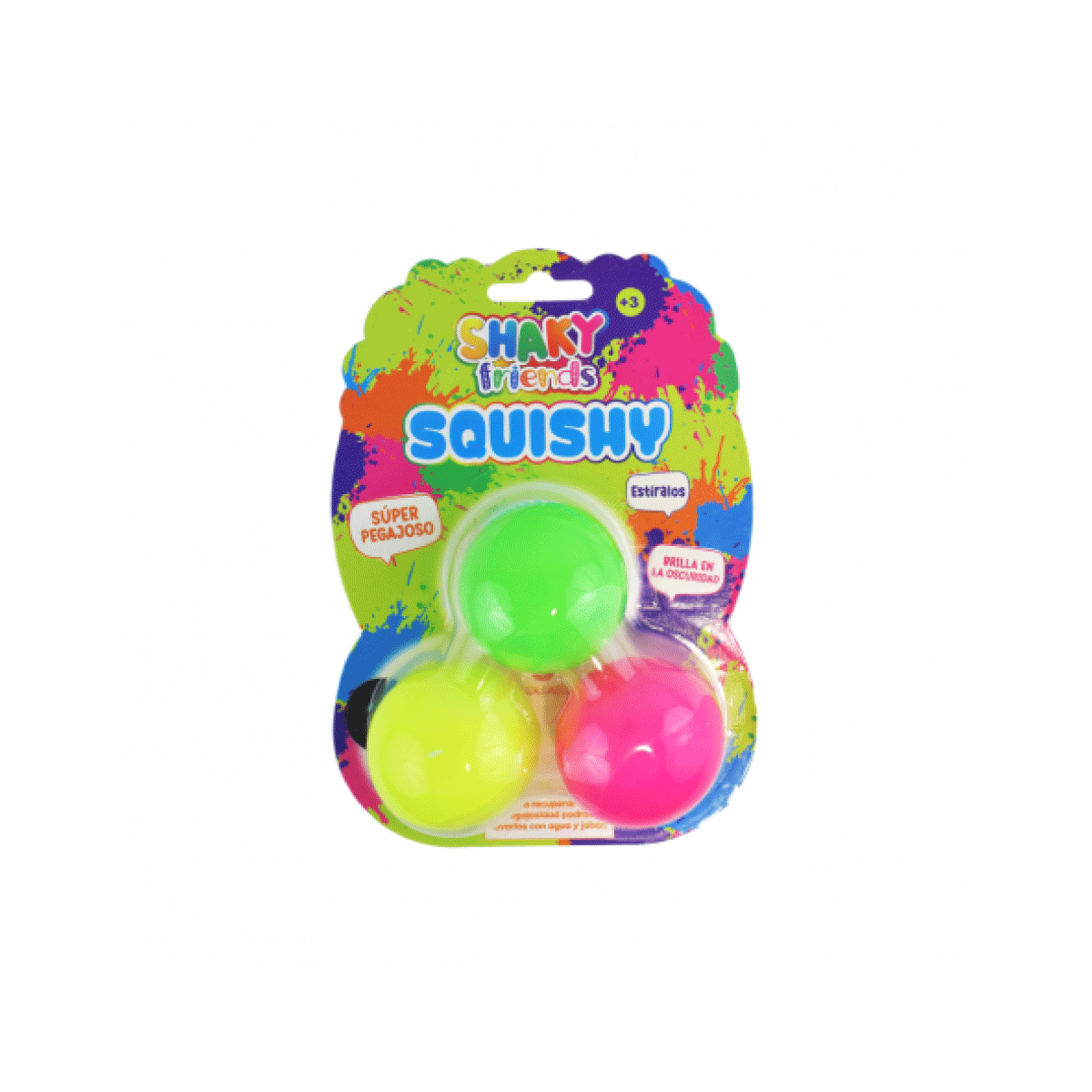 Shaky Friends Amigos Temblorosos Squishy Brilla