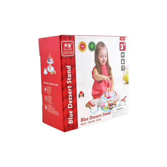 Juego De Te Y Stand De Postres Madera