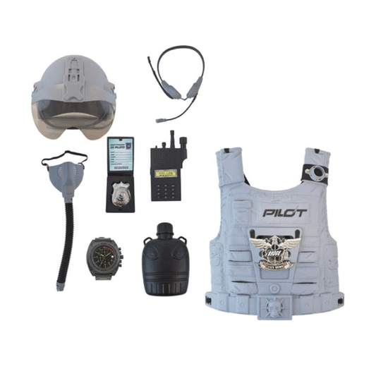 Set Piloto De Avión Con Accesorios