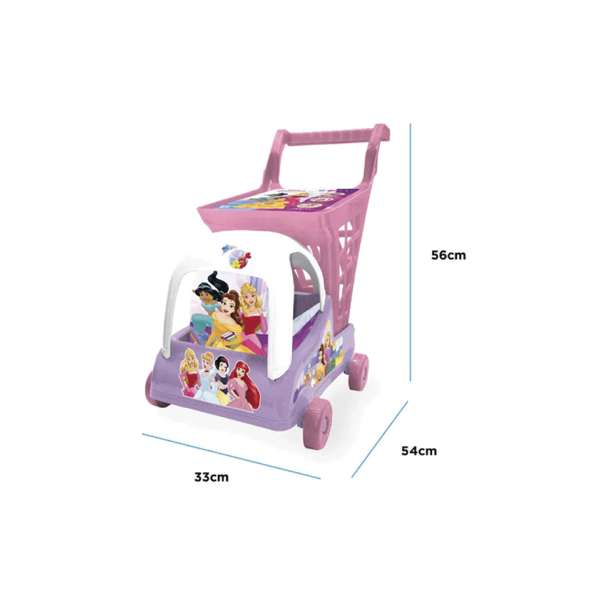 Carrito de compras supermercado Princesas Disney