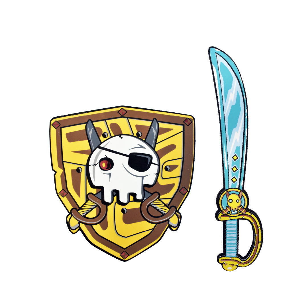 Espada Foam Weapons Con Escudo Eskull