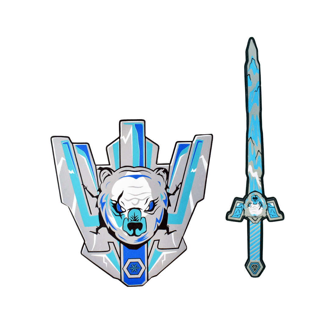 Espada Foam Weapons Con Escudo Oso Polar