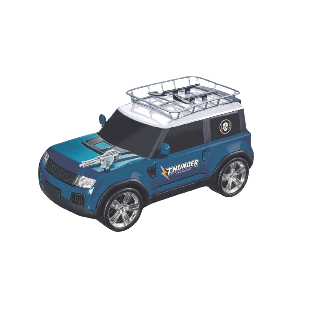 Camioneta Patrulla Usual Con Accesorios Thunder Commando