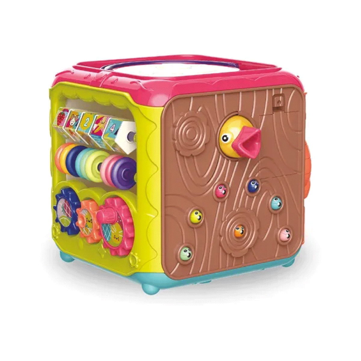 Cubo Didactico Con Actividades Para Bebe Luz Sonido Ok Baby