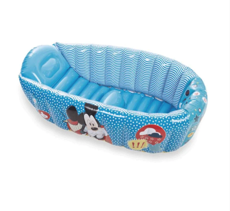 Bañera Inflable Para Bebes Recien Nacidos Disney Celeste