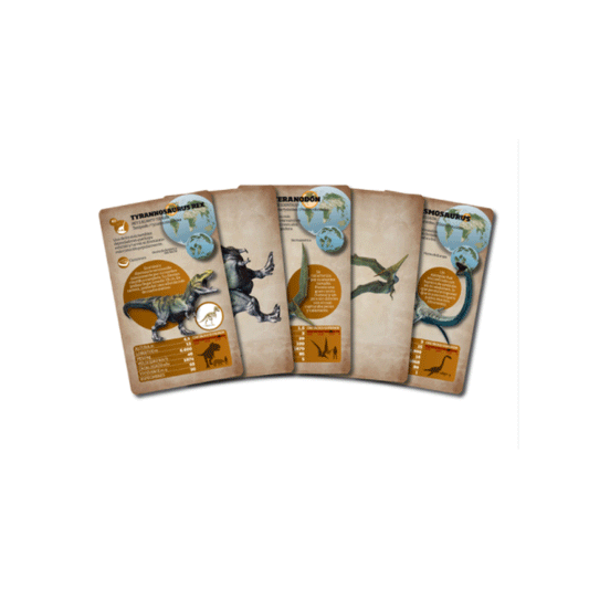 Dinosaurios - Juego de Cartas Enciclopédico Luminias