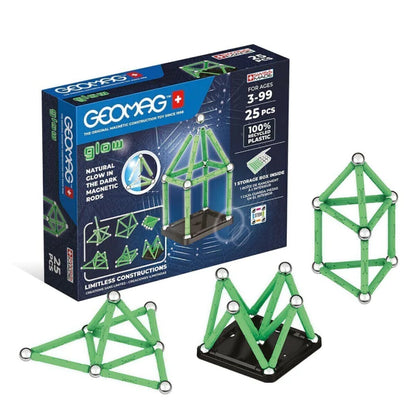 Juego De Mesa Geomag Glow 25 Piezas