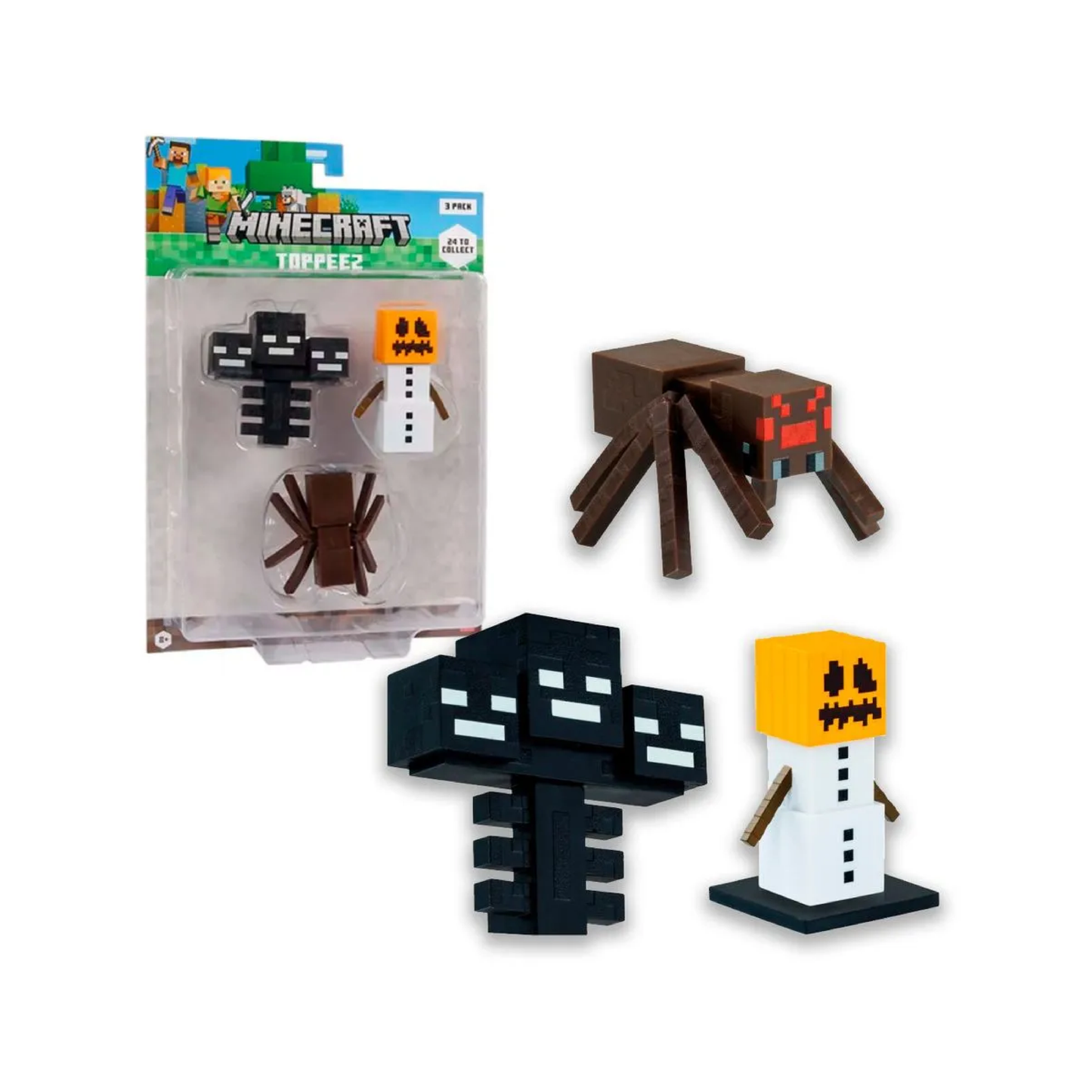 Figura Coleccionable X3 Minecraft Caffaro