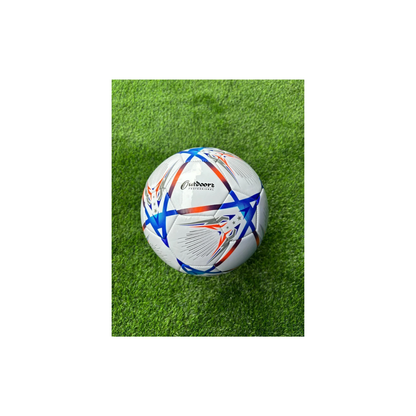 Pelota de Fútbol N° 5 Fury Verde y Azul - PVC 350g Outdoors Professional