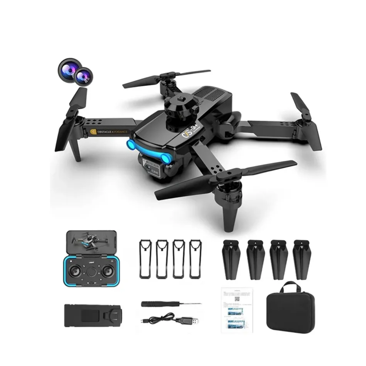 Drone CS-9 con Cámara Dual 1080p