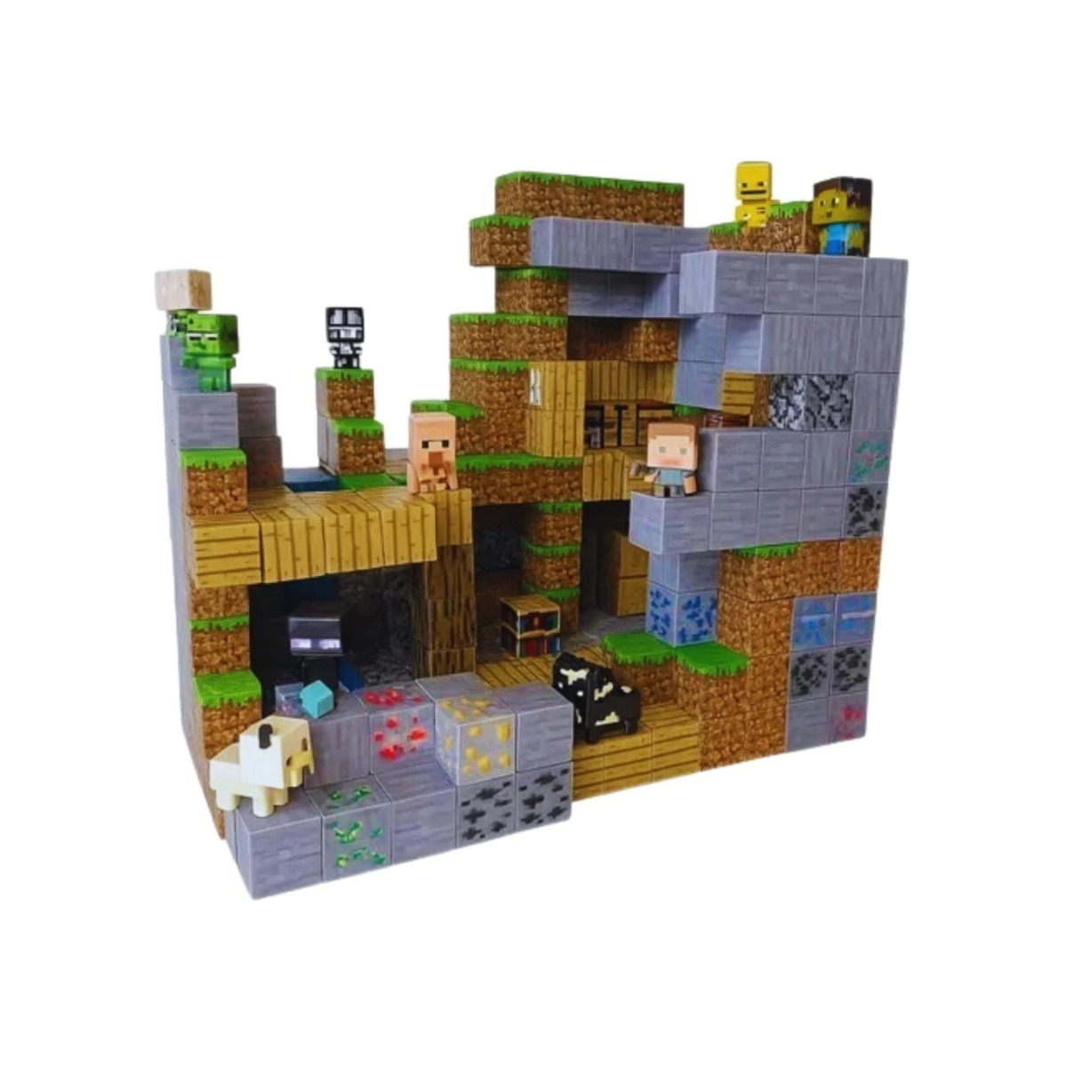 Set de Cubos Magnéticos Exploracion Mina Abandonada