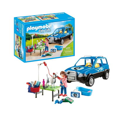 Playmobil 9278 Auto Lavandería Lavado De Perros