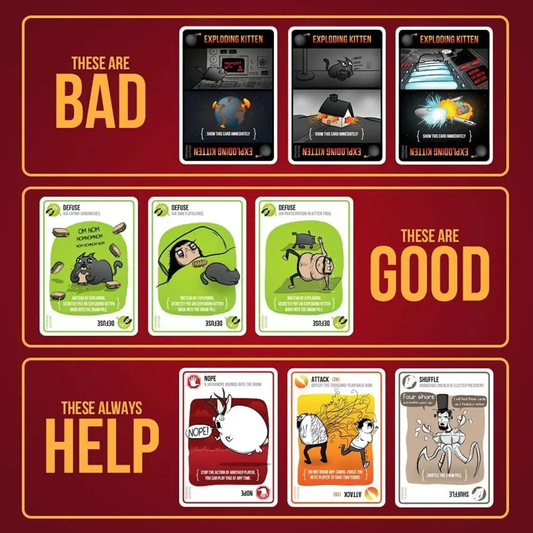 Juego De Mesa Exploding Kittens Top Toys
