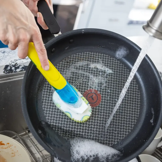 Dish Daddy Silver - Esponja con Dispenser de Detergente