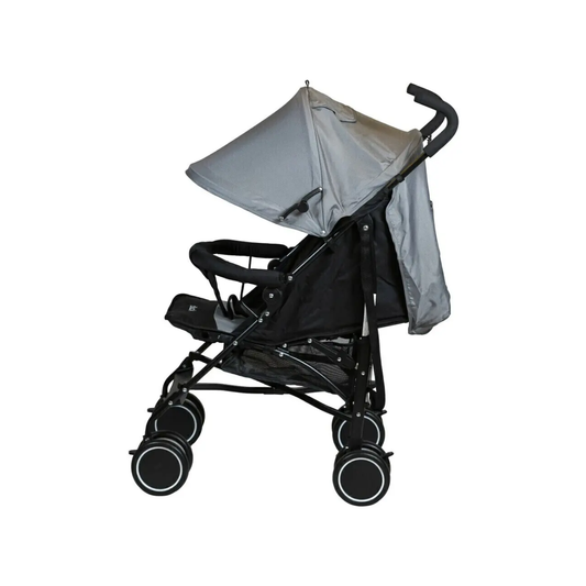 Coche Paraguita Duck Baby Pinky Gris