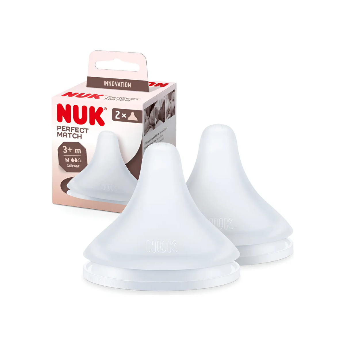 Tetinas NUK Perfect Match Flujo M 3-6 Meses