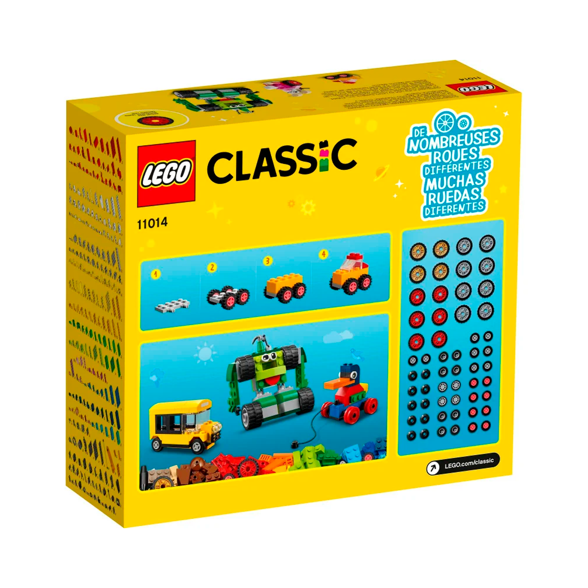 Lego Classic Ladrillos Y Ruedas