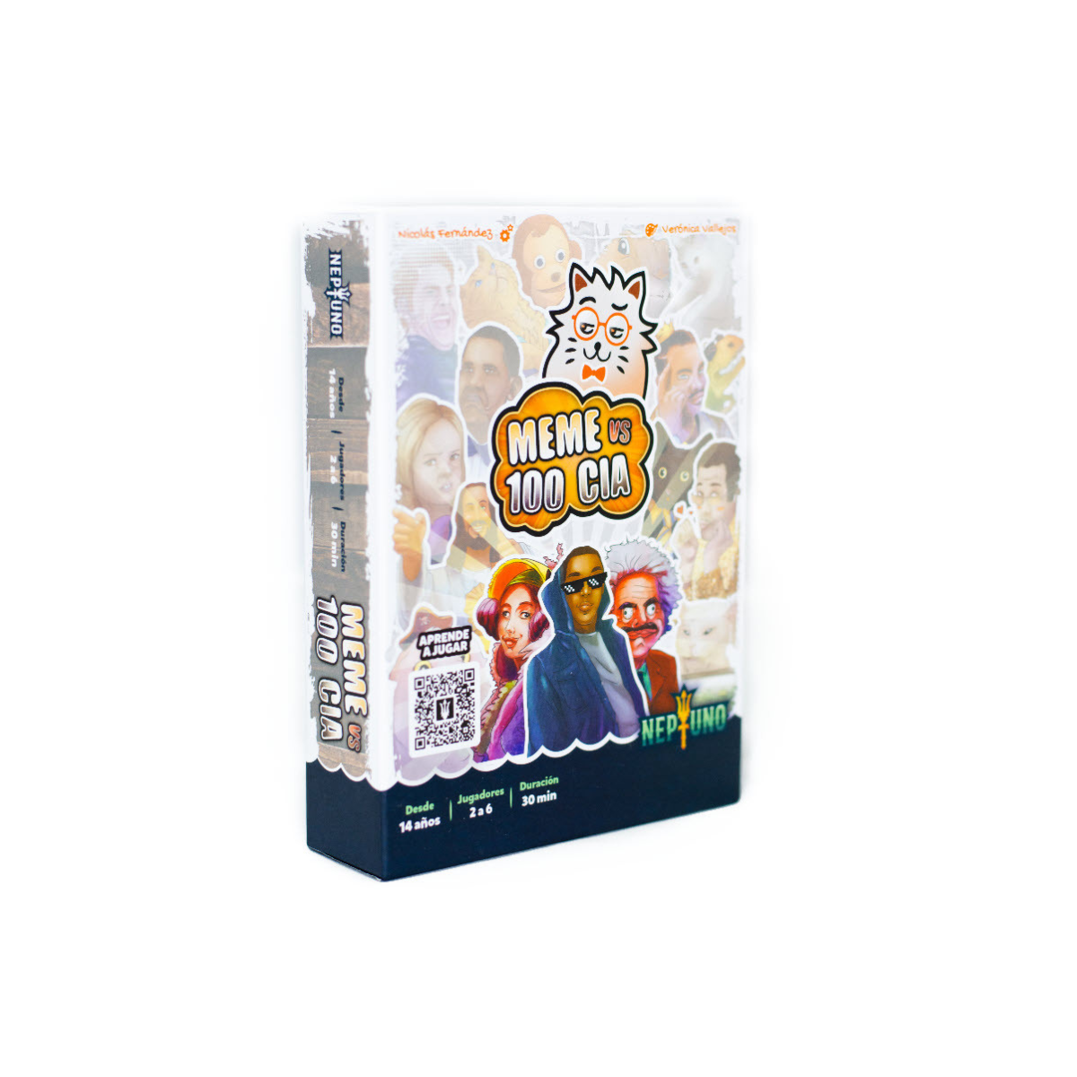 Juego De Cartas Meme Vs 100cia Neptuno El Dragón Azul