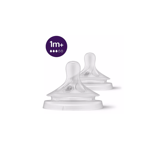 Tetinas Natural Response Avent +1M Flujo Medio X2 Philips