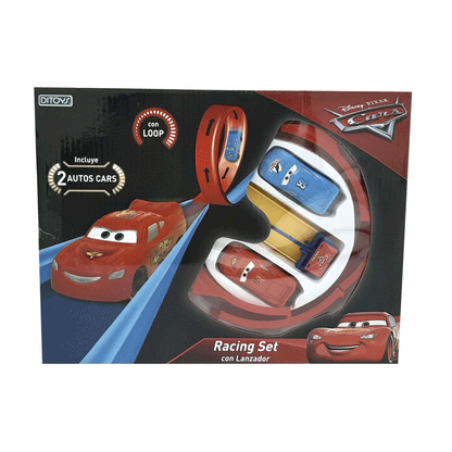 Cars Pista Racing Set Con Lanzador Ditoys