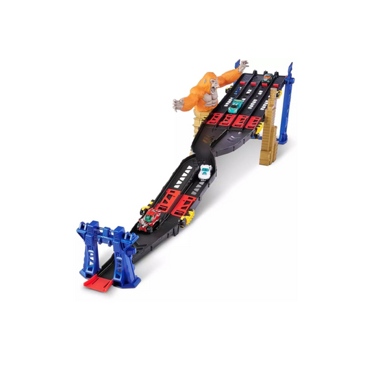 Súper Pista Metal Machines Playset Monkey Gorilla Attack
