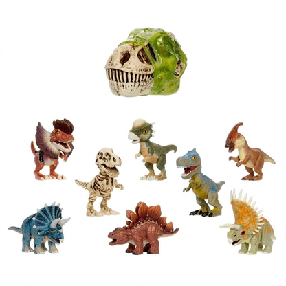 Grossmos Cráneo Sorpresa Dinosaurio - Figura Coleccionable 10 cm