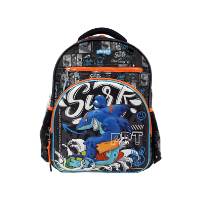 Mochila Espalda Escolar 16 Pulgadas Phiphi Toys Surf Tiburon