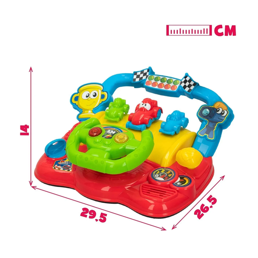 Volante De Carreras Con Luz Y Sonido Winfun