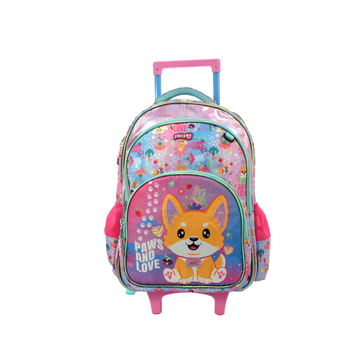 Mochila Con Carro Dog 18 Pulgadas Phi Phi Toys