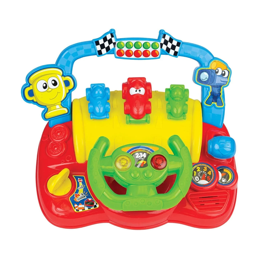 Volante De Carreras Con Luz Y Sonido Winfun