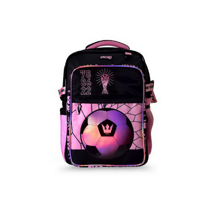 Mochila Fútbol Rosa 16"